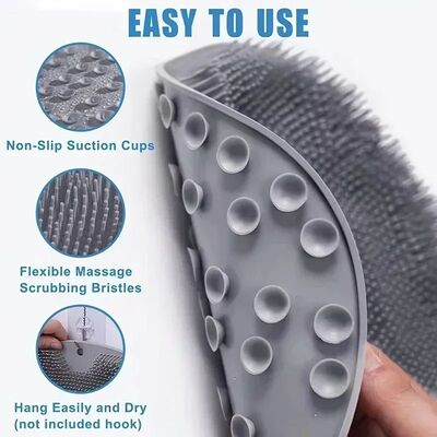 Foot Wash Mat Silicone Sponge Body Brush in The Shower Reusa