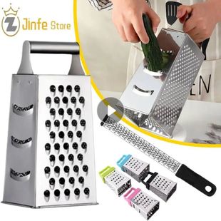 Sided Blades Household Stainless Grater Box Containe Steel