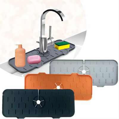 Kitchen Gadgets Silicone Faucet Absorbent Pad Shelf Sink Spl
