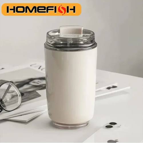 D14 Tumbler Mug Milky White Coffee Mug Car Water Bottle Trav