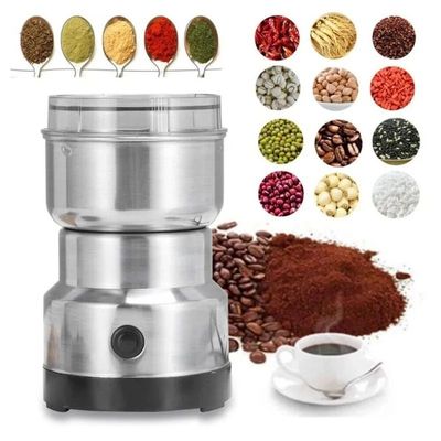 High Power Electric Coffee Grinder Kitchen Cereal Nuts Beans