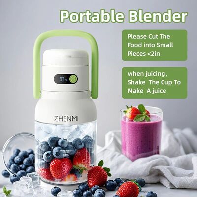 Portable Juicer, 33oz. Vessel, USB-C Rechargeable, Easy To C