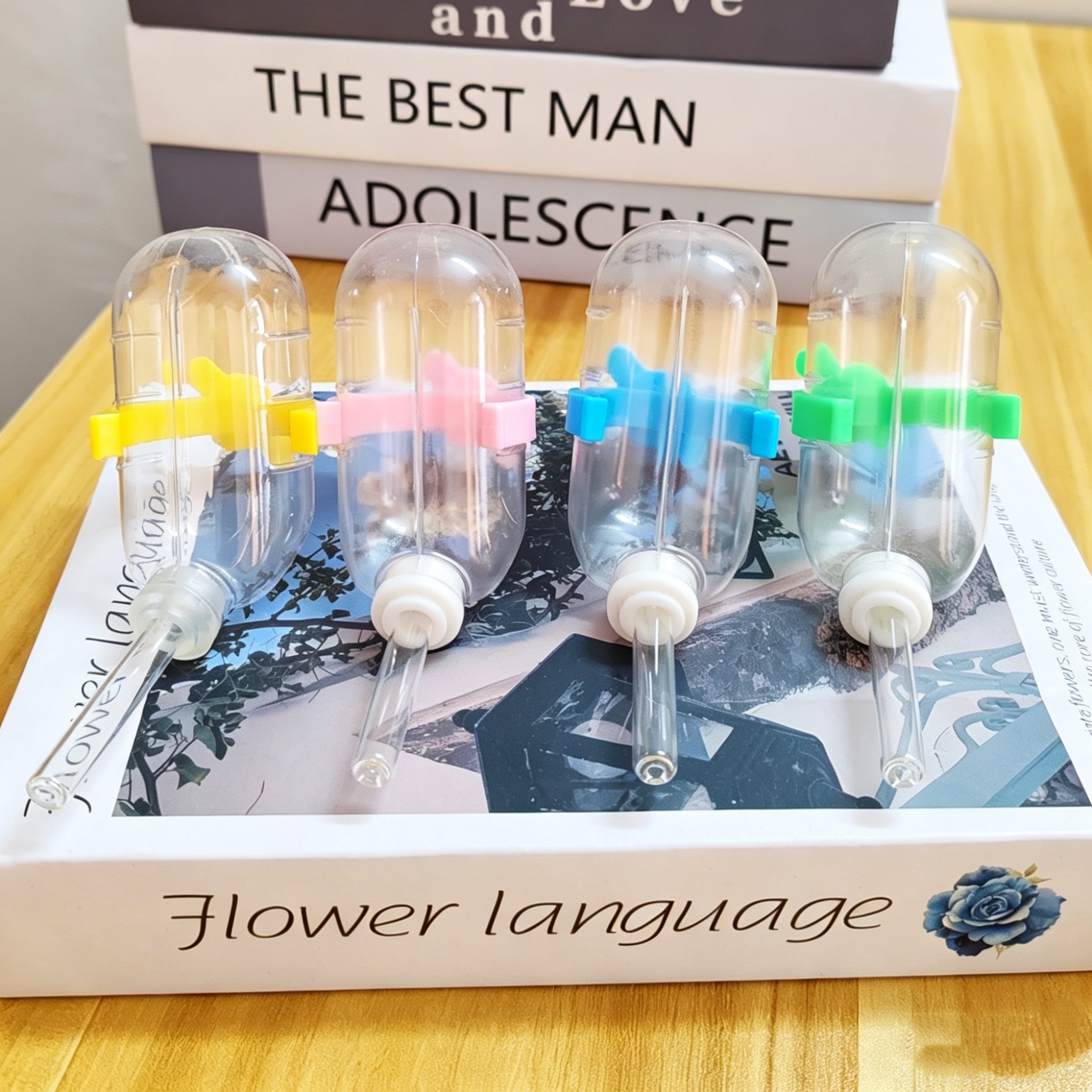 【下单送赠品】仓鼠饮水器真空水壶金丝熊喂水器鹦鹉饮水宠物用品