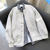 春秋季 ins潮流帅气飞行员夹克宽松大码 美式 冲锋衣男款 短款 棒球服