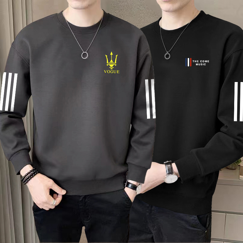 上班工作服男装卫衣干活穿的建筑工地工人春秋季长袖t恤套头圆领