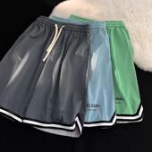 冰丝健身速干五分裤 休闲运动短裤 宽松透气薄款 新款 子潮 男2026夏季