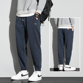 春秋冬季 2026新款 青少年学生宽松束脚休闲 子男潮牌ins运动卫裤 裤