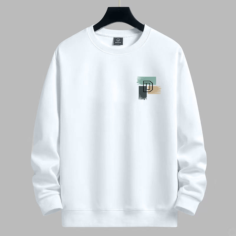 长袖t恤男春秋季潮牌圆领宽松打底衫痞帅潮流男生重磅上衣服百搭