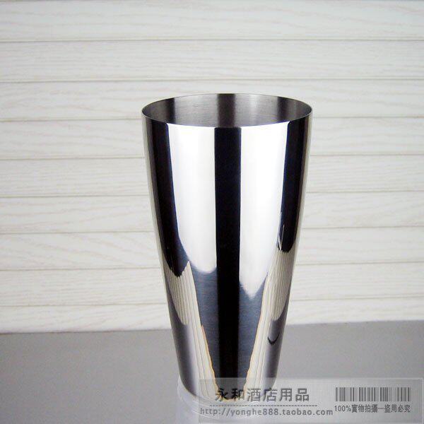 不锈钢花式调酒练习厅调酒厅厅杯摇酒杯美式调酒杯钢杯