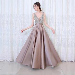 Sexy new 2019 strapless v-neck tuxedo露肩性感妇女聚会晚礼服