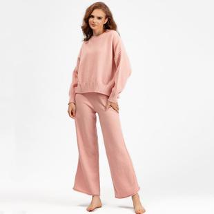 Knitted Suit Women 2023 Two Winter Sweater Piece 女针织套装