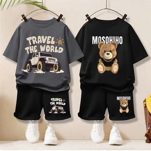 t shirt shorts for clothes Baby Boy boys kids Set Cotton