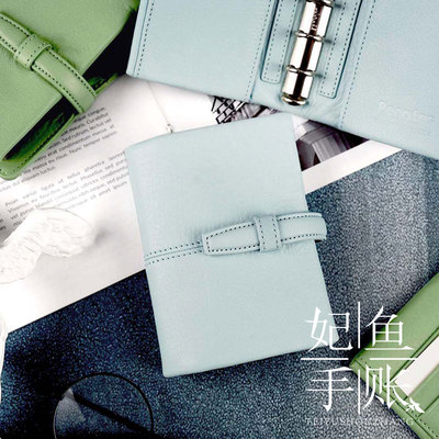 日本BRITHOUSE小面包手帐限定松糕绿奶芙蓝柔软牛皮真皮活页手帐