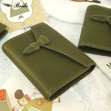 日本brelio mbox 伊势丹展会限定款橄榄绿m5 a7 a6三折活页手账本
