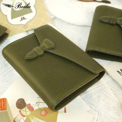 日本breliombox限定橄榄绿活页本