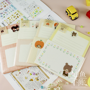 日本制 古川纸工蒙奇奇50周年限定款便签本信封贴纸和纸胶带