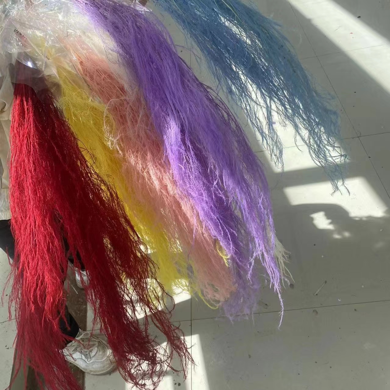 云南工厂直发永生花龙须草羽毛草长毛草婚庆造景婚礼装饰烟花造景