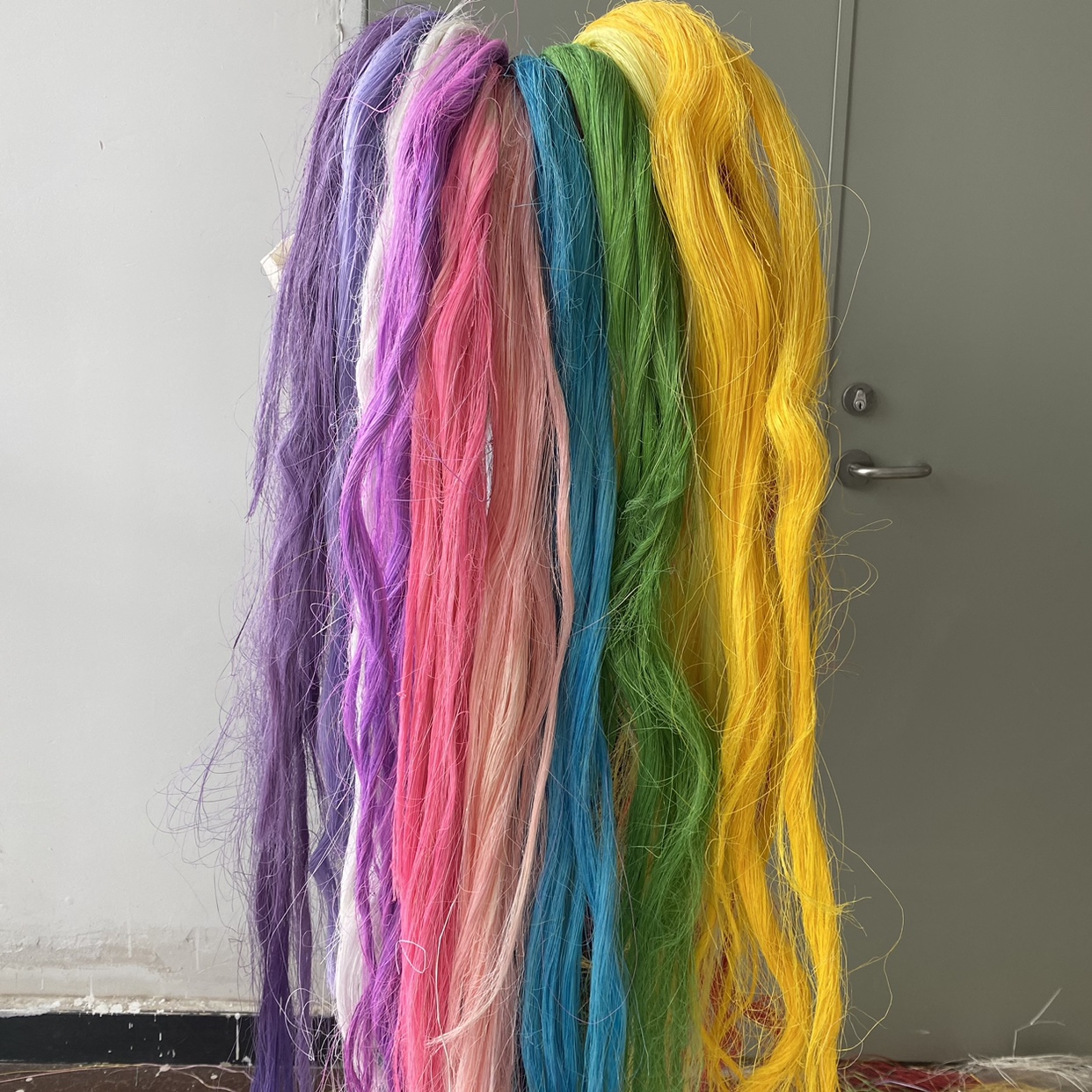 婚礼花材麻丝干花永生花垂感花材吊米龙须草多巴胺造景婚礼布置