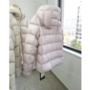升级版# 三星95安心白鹅绒服短款泡芙连帽排骨羽绒服外套2025冬新