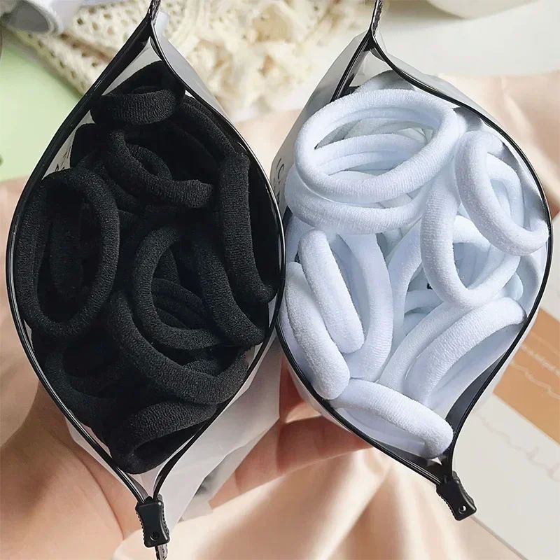 30/50/100Pcs Women Girl Mixed Colors Hair Bands Basic Hair T