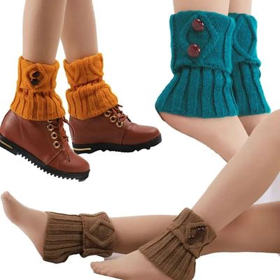 Women Knitted Gaiters Leg Warmers for Autumn/Winter Lolita S