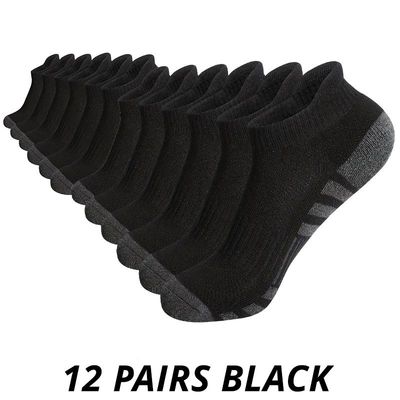 12 Pairs Men's Mesh Breathable Sports Ear Lifting Socks All