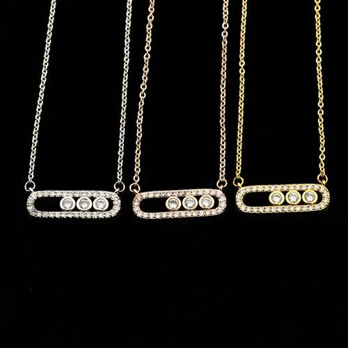 Arab Style Crystal Bead Pendant Necklace For Women Dainty We