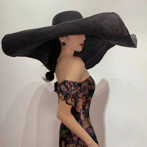 Summer Foldable Portable Oversized Sun Hat For Women Elegant