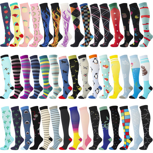 Compression Socks Men Women Knee High Stockings 20-30 MmHg F