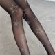 Star Pantyhose Diamond Fishnet Y2k Women Rhinestone Sexy Thi