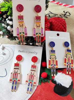 Best Lady Cartoon Characters Nutcracker Guards Drop Earrings