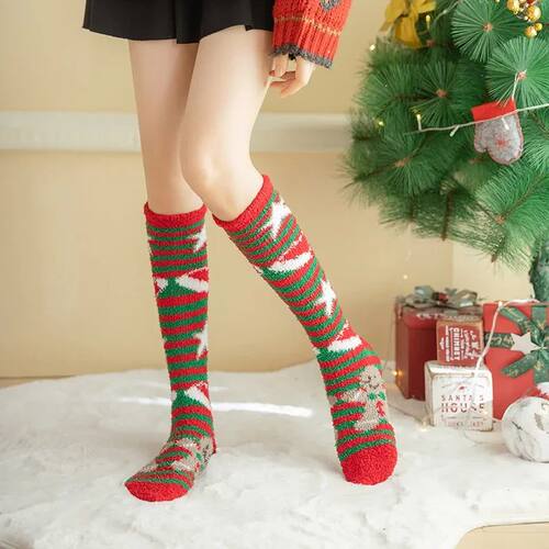 Coral Fleece Socks Women Girls Winter Christmas Socks Thicke