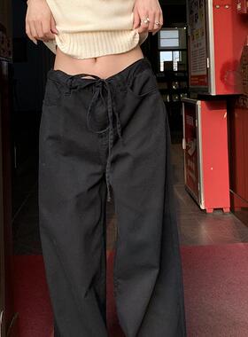 Baggy Wide Leg Jeans Women High Waisted Retro Leopard Print