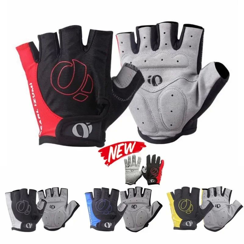 Bicycle Gel Half Finger Gloves Anti Slip Sweat Proof Shockpr