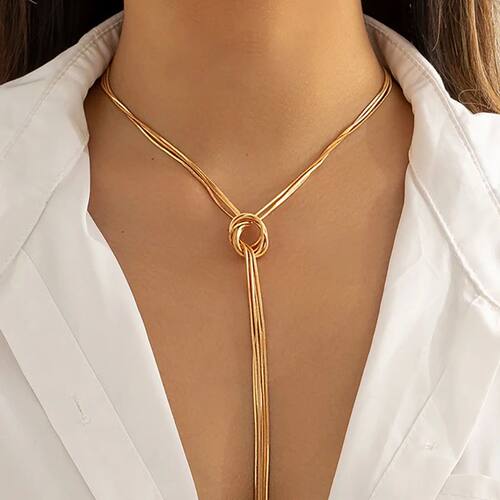 Ingemark Sexy Snake Bone Chain Necklace for Women Wedding Br