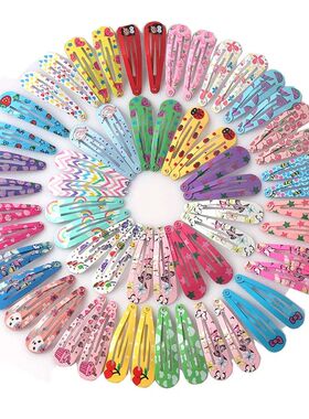 40Pcs/Lot Hair Accessories Girls Hairpin Print Cartoon Fruit