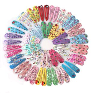 40Pcs/Lot Hair Accessories Girls Hairpin Print Cartoon Fruit