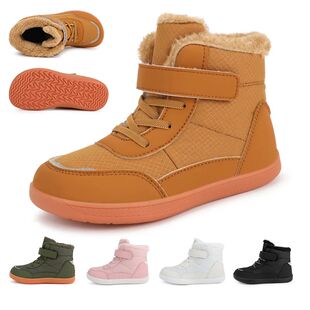 Kids Wide Toe Barefoot Snow Boots | Boys/Girls Winter Minima