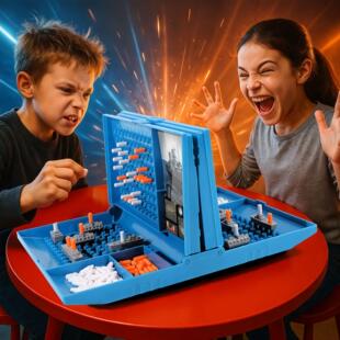 对打海战舰对战海战船游戏棋定位逻辑思维双人益子桌面玩具