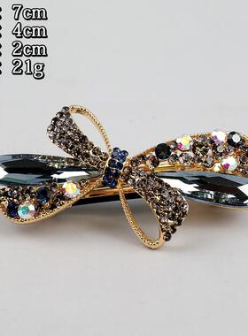 大号半扎发夹脑后勺发卡女士高端夹子气质妈妈顶夹一字夹发饰头饰