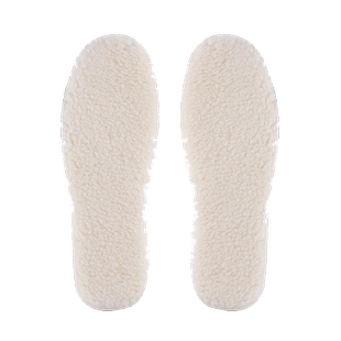 日本儿童鞋垫羊毛冬天季款保暖加绒加厚防臭皮毛一体宝宝小孩专用