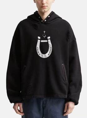 THUG CLUB Hoof hoodie连帽衫马蹄铆钉星月联名潮牌ins男女BF卫衣