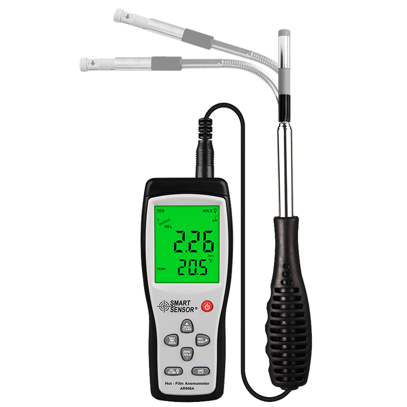 希玛AR866A高精度手持式风力测试仪热敏式风速计风速仪风量测量仪