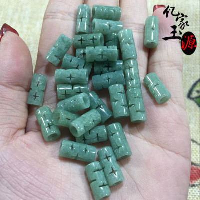 diy路路通镂空雕刻节节高散珠