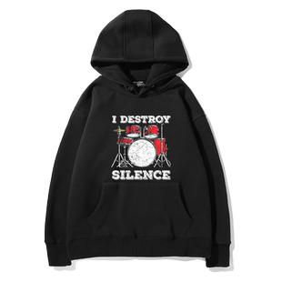 摇滚乐队鼓手架子鼓练鼓服装爵士乐连帽卫衣服男女演出服键盘主唱