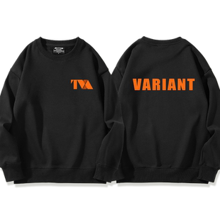 漫威复联时间管理局美剧洛基周边圆领卫衣2021秋冬新款加绒上衣男