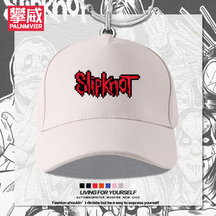 美式复古Slipknot活结重金属摇滚乐队棒球帽男女户外防晒鸭舌帽子