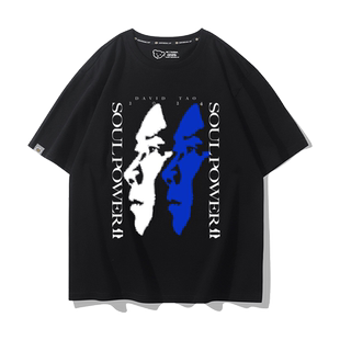 陶喆soulpower演唱会周边t恤夏季男女百搭休闲宽松纯棉短袖衣服潮