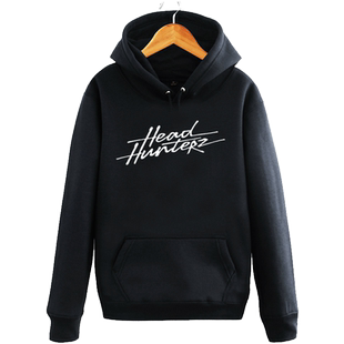 攀威Headhunterz 猎头者  Hardstyle dj音乐潮牌连帽卫衣外套衣服