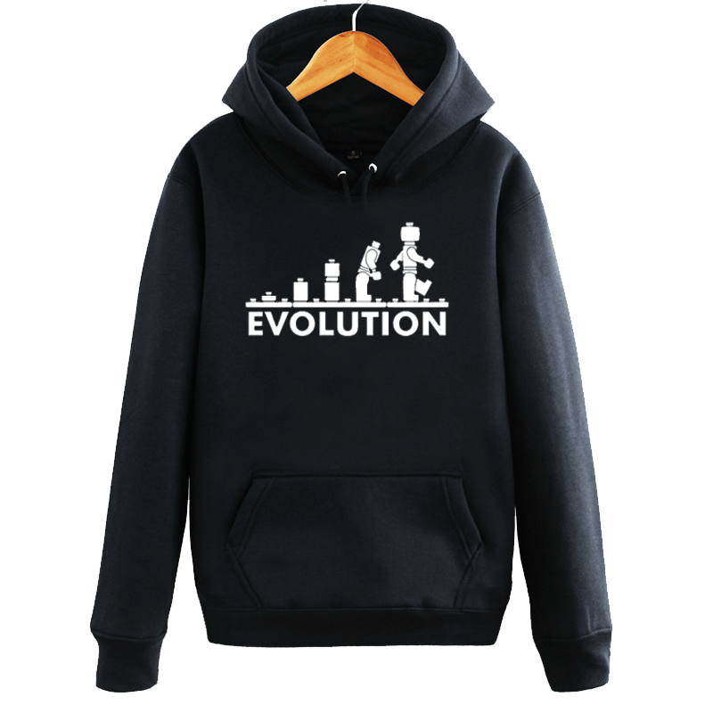 攀威LEGO EVOLUTION 搞笑 Sheldon Cooper机器人秋冬连帽卫衣外套